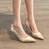'Marvelle' Satin Pointed Toe Stiletto Heels - Celes Fashion